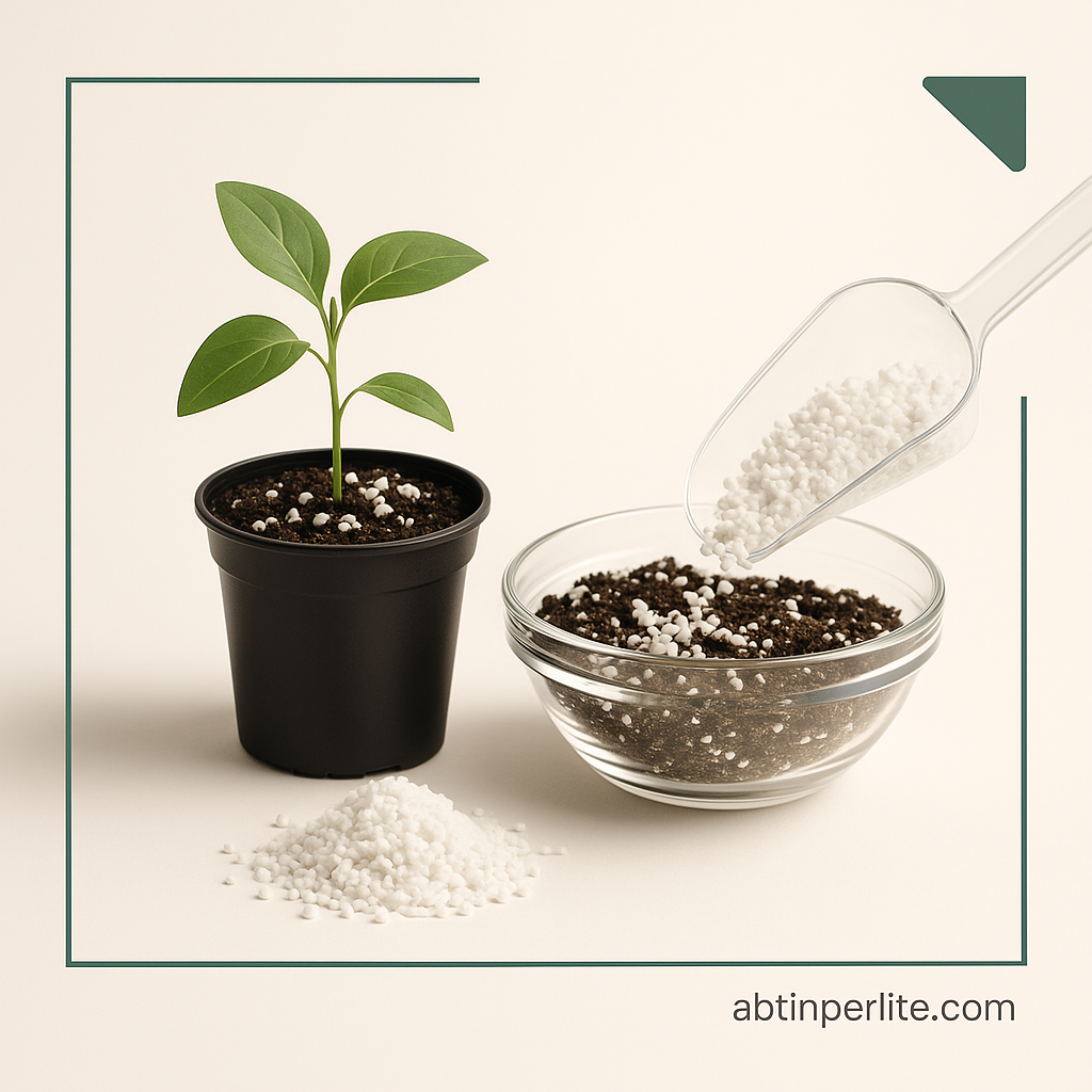 پرلیت در گلخانه: نسبت‌های اختلاط، آبیاری، انتخاب گرید (راهنمای کامل)